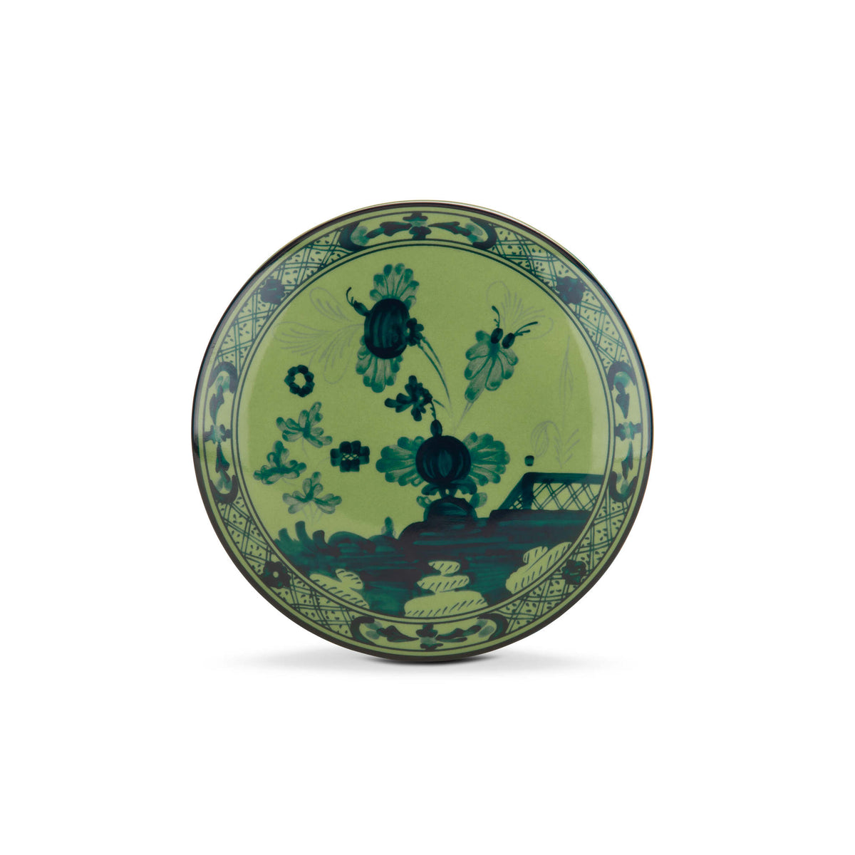 Ginori 1735 Oriente Italiano Trinket Box, Malachite, view 3