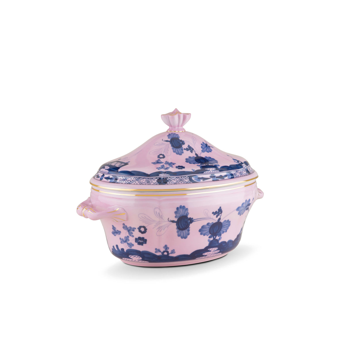Ginori 1735 Oriente Italiano Tureen, Azalea, view 2