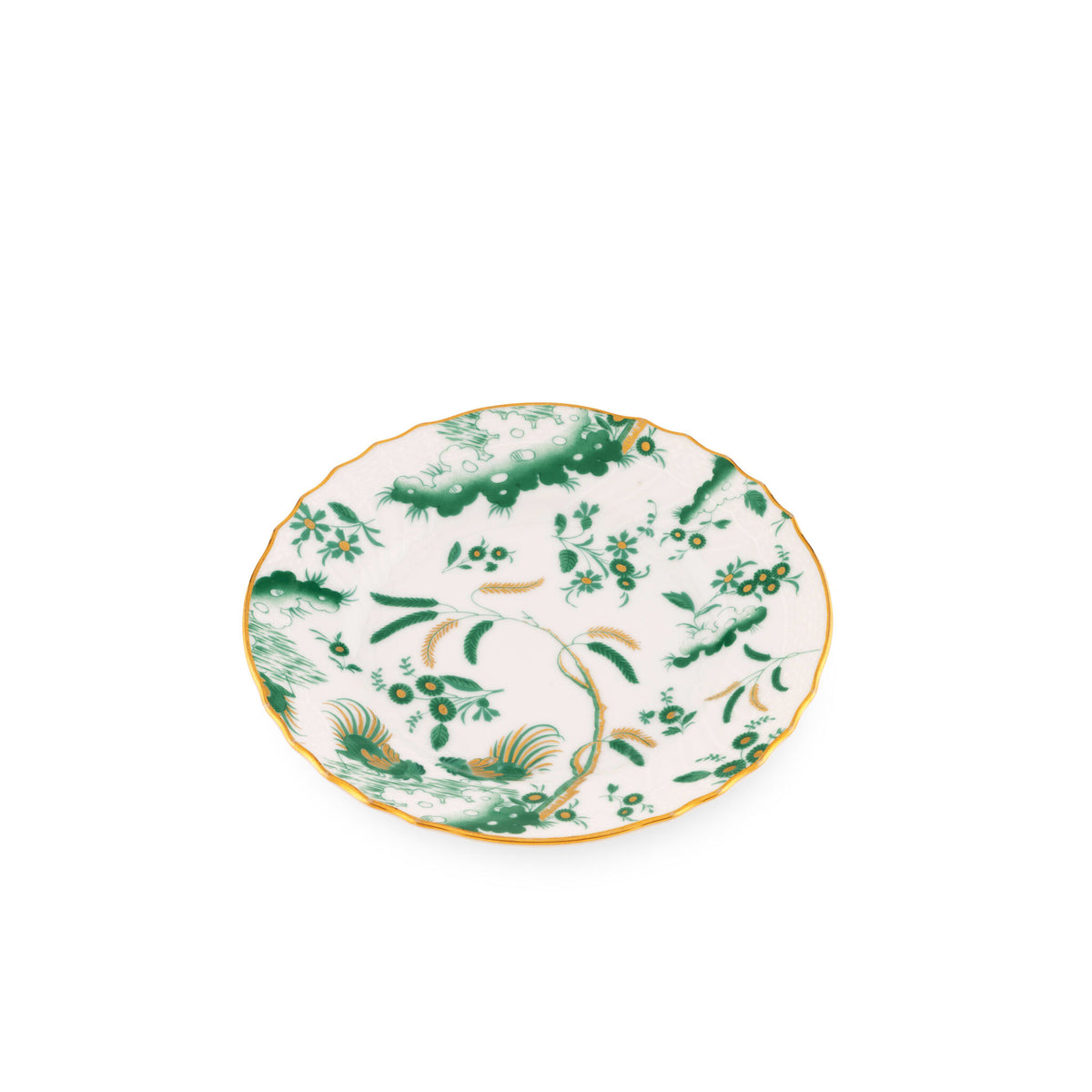 Ginori 1735 Oro di Doccia Bread Plate, Giada, view 2