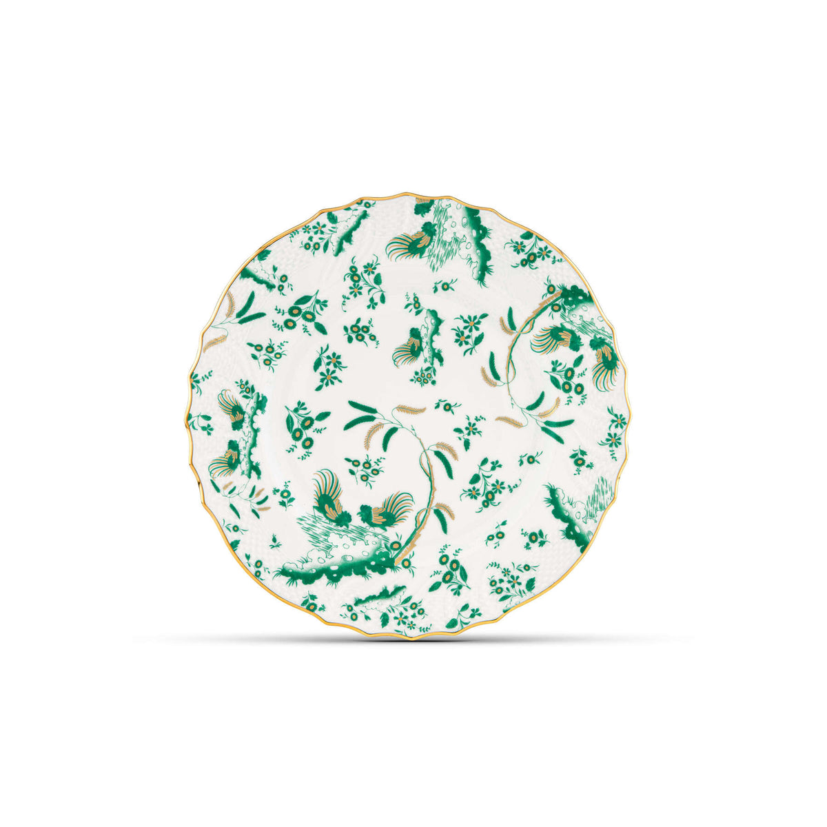 Ginori 1735 Oro di Doccia Charger Plate, Giada