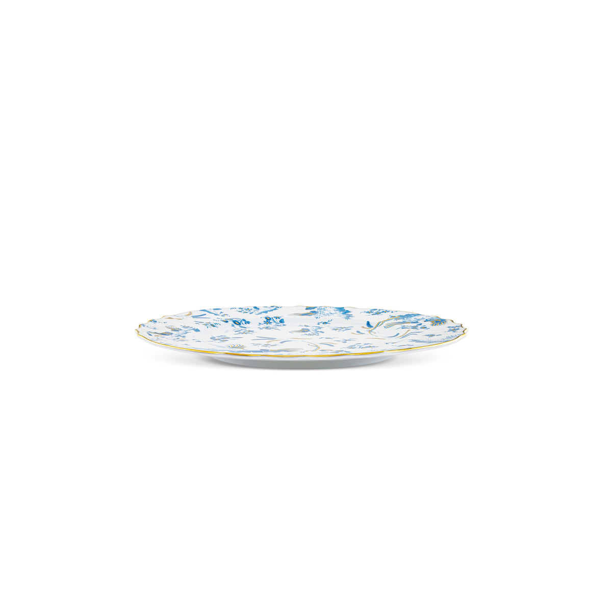 Ginori 1735 Oro di Doccia Charger Plate, Turchese, view 4