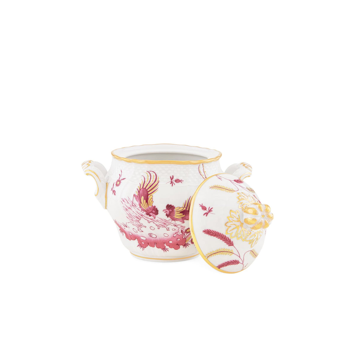 Ginori 1735 Oro di Doccia Coffee Set Sugar Bowl, Turchese (002RG00 FZU000010300G00170800), view 2