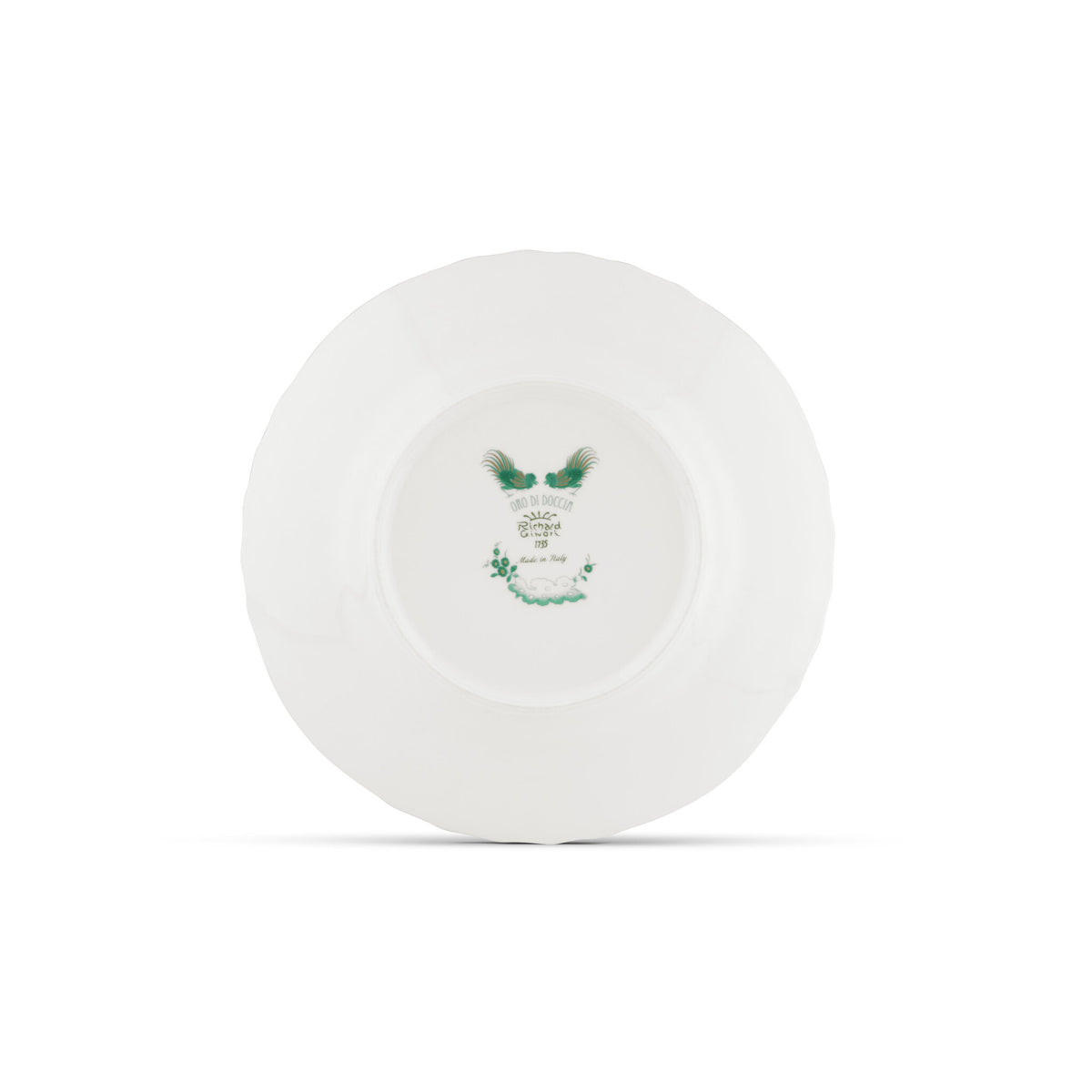 Ginori 1735 Oro di Doccia Dessert Plate, Giada, view 5