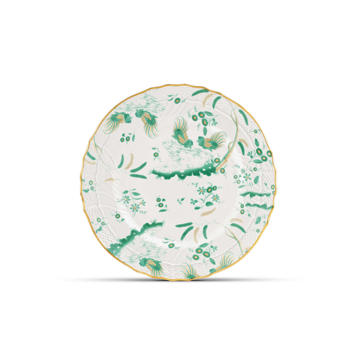 Ginori 1735 Oro di Doccia Dessert Plate, Giada