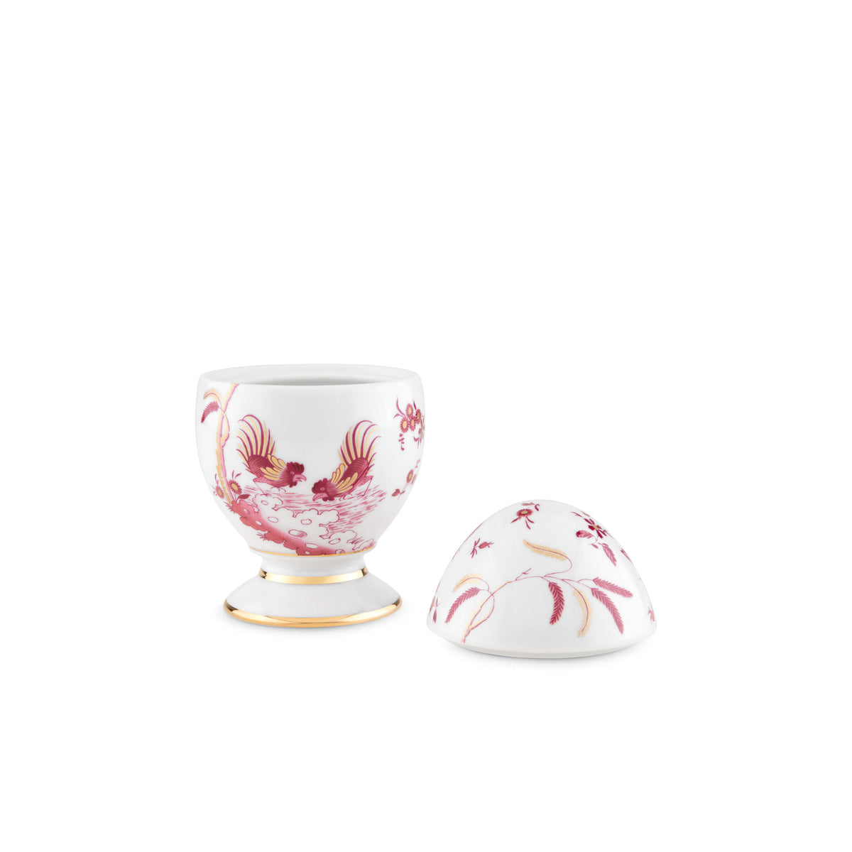 Ginori 1735 Oro di Doccia Egg, Magenta, view 3