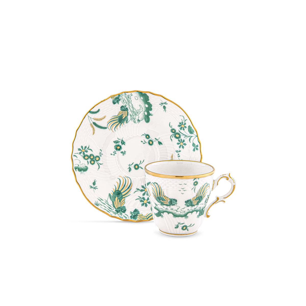 Ginori 1735 Oro di Doccia Espresso Cup, Giada, view 3
