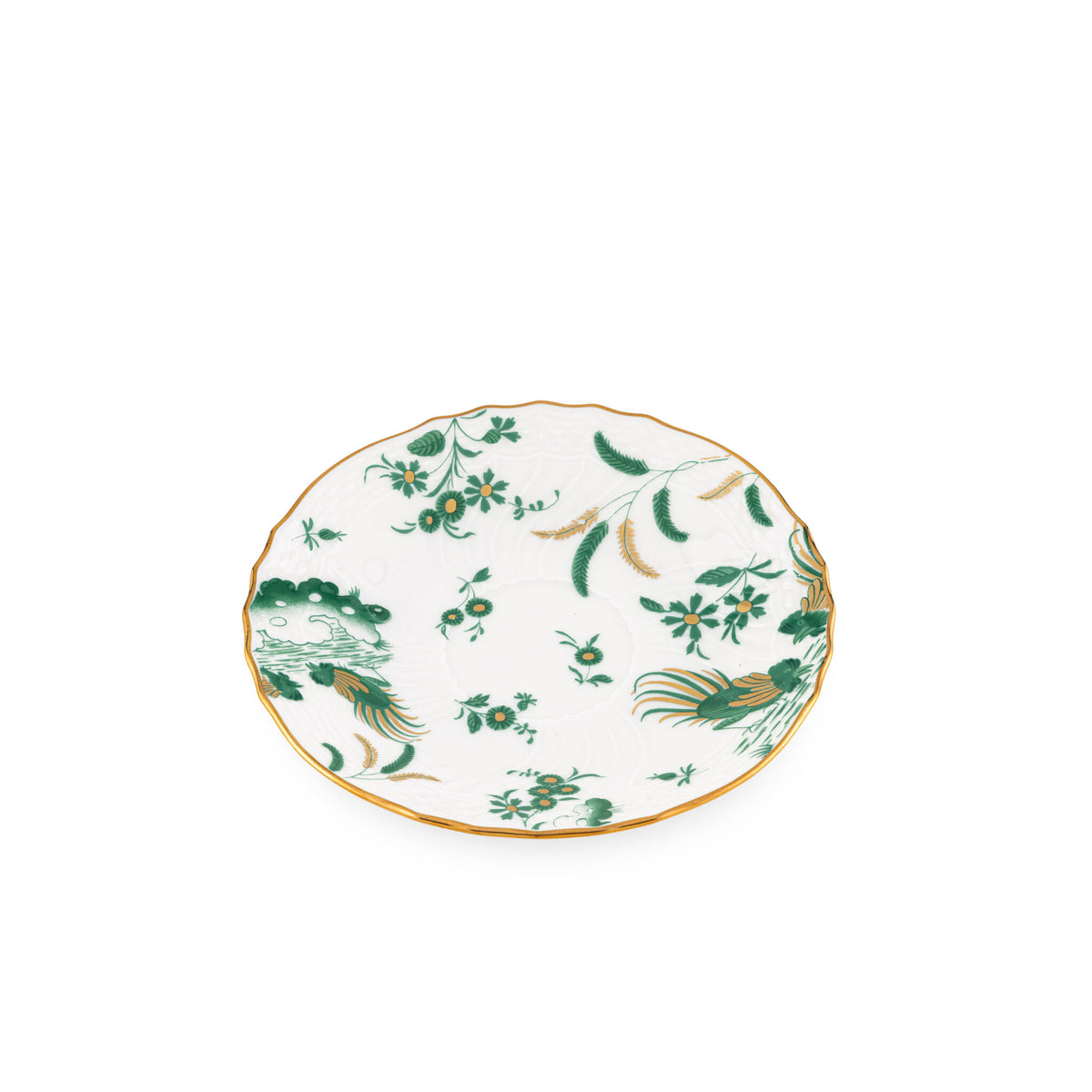 Ginori 1735 Oro di Doccia Espresso Saucer, Giada, view 2