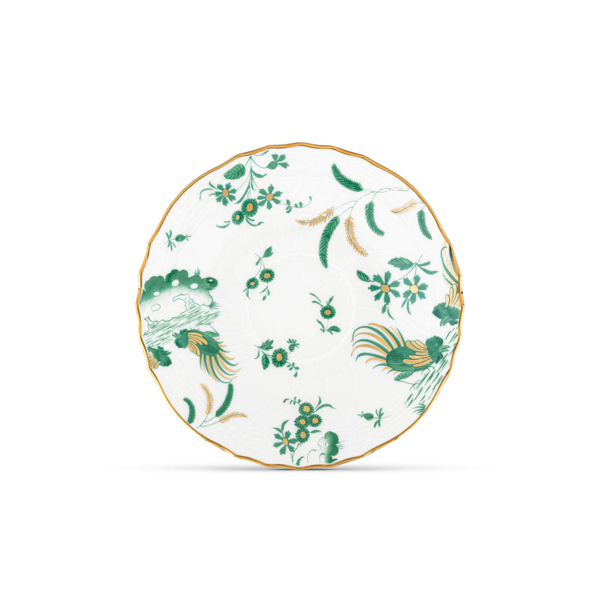 Ginori 1735 Oro di Doccia Espresso Saucer, Giada