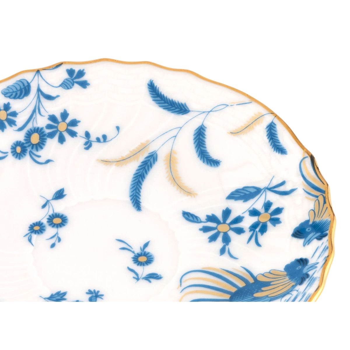 Ginori 1735 Oro di Doccia Espresso Saucer, Turchese, view 3