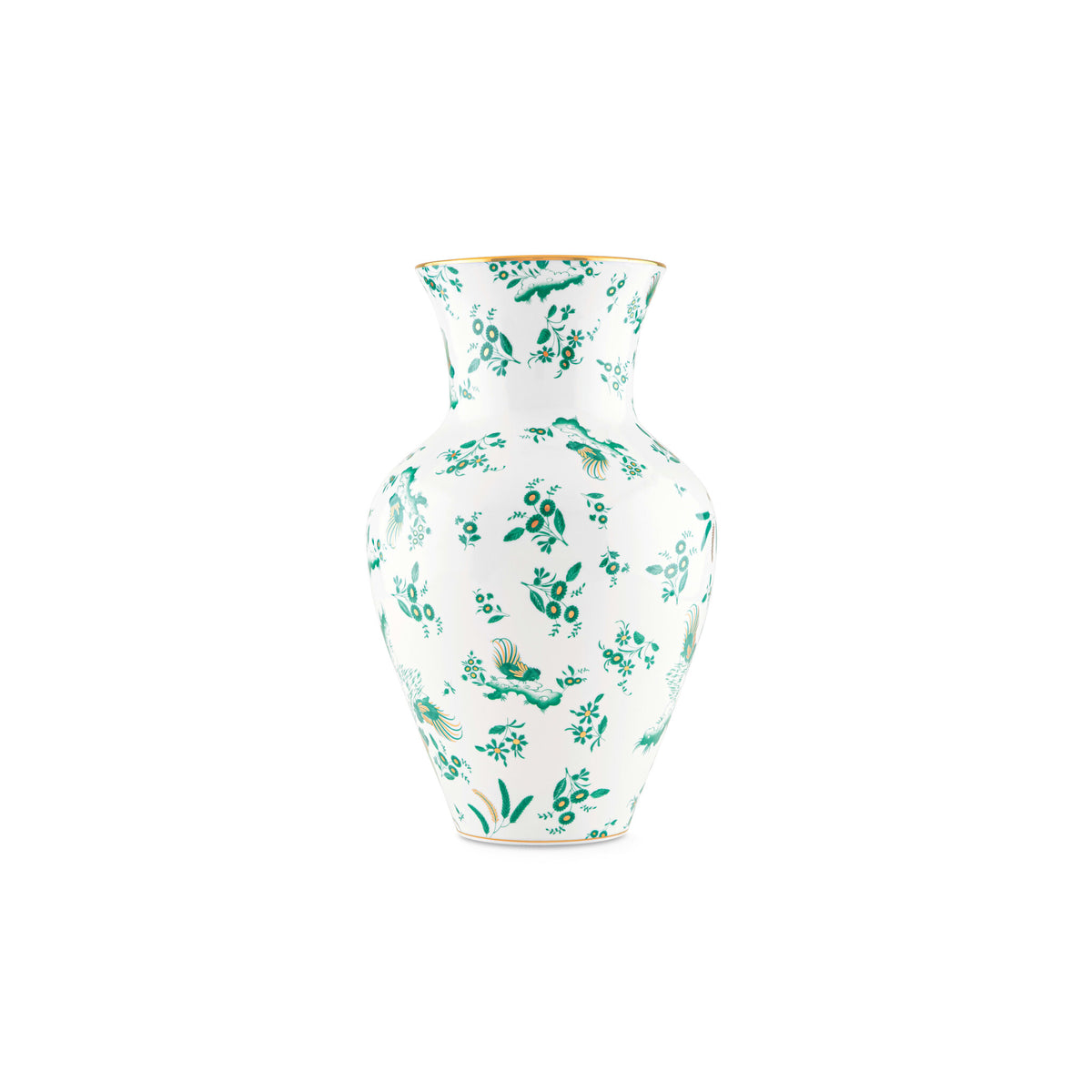 Ginori 1735 Oro di Doccia Large Ming Vase, Giada, view 2