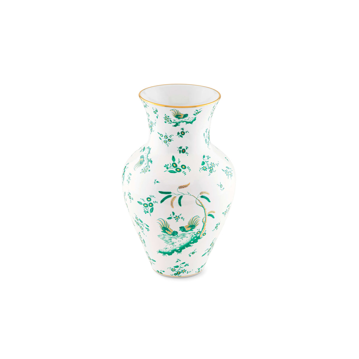 Ginori 1735 Oro di Doccia Large Ming Vase, Giada, view 3