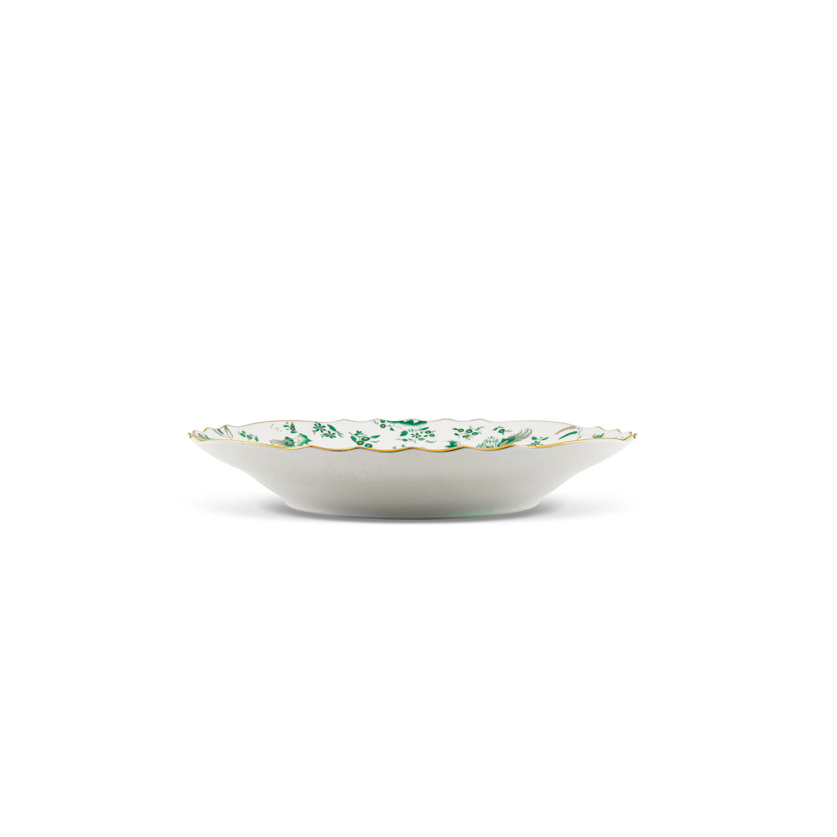 Ginori 1735 Oro di Doccia Large Round Platter, Giada, view 4