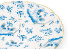 Ginori 1735 Oro di Doccia Large Round Platter, Turchese, view 3