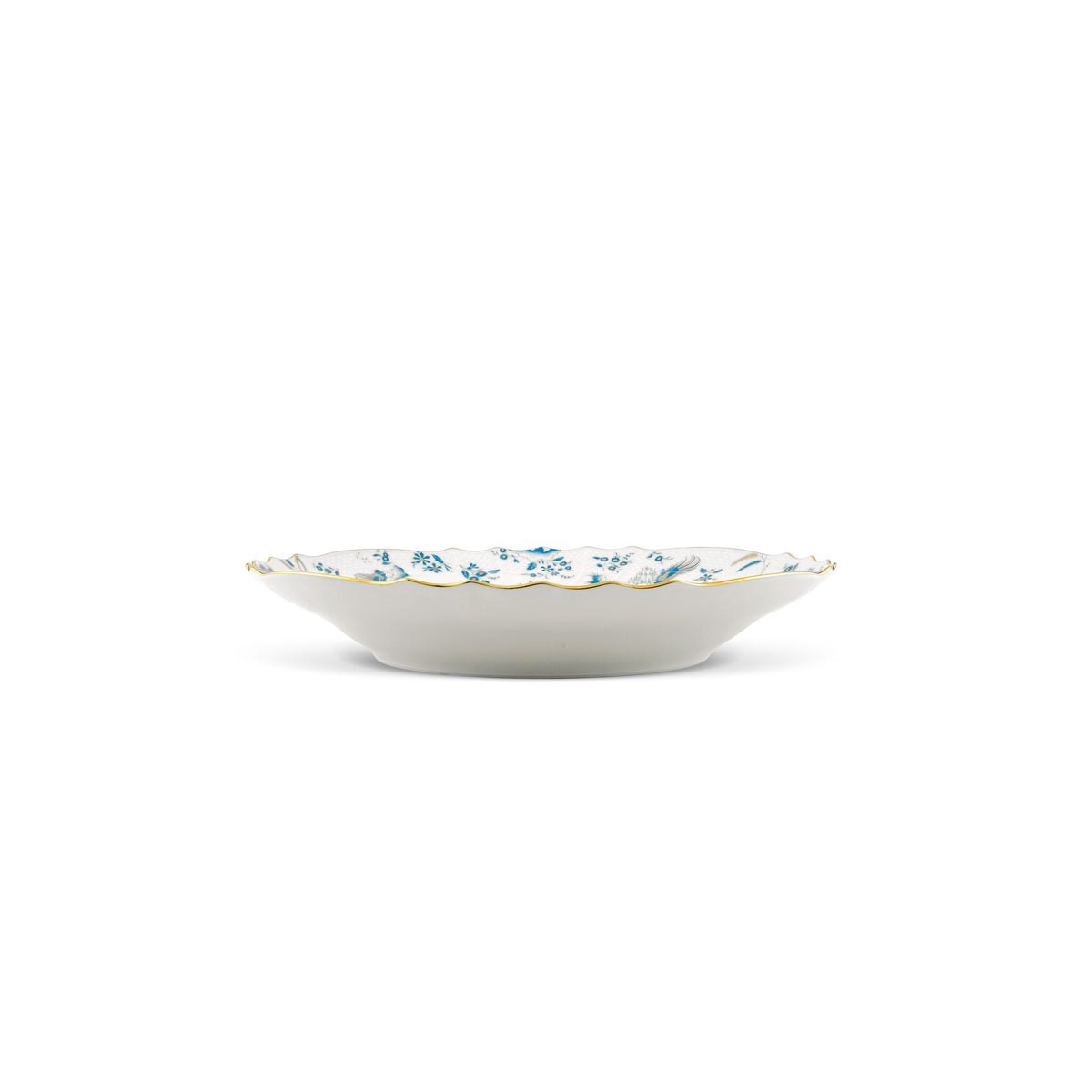 Ginori 1735 Oro di Doccia Large Round Platter, Turchese, view 4