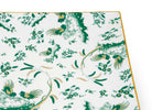 Ginori 1735 Oro di Doccia Large Square Plate, Giada, view 3