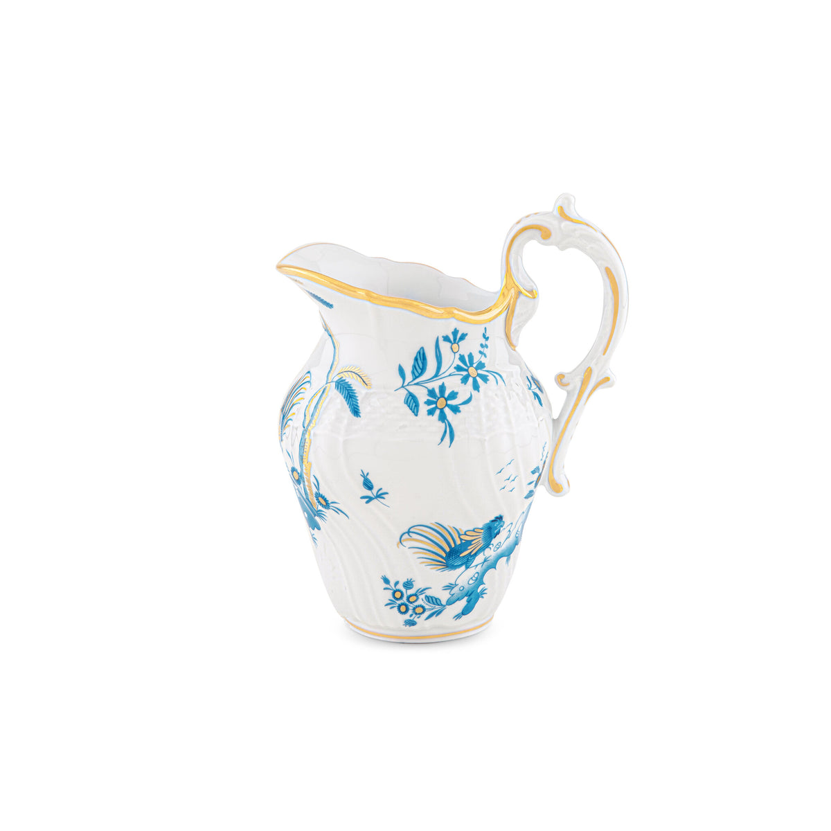 Ginori 1735 Oro di Doccia Milk Pitcher, Turchese