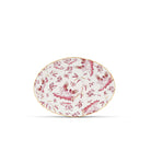Ginori 1735 Oro di Doccia Oval Platter, Magenta