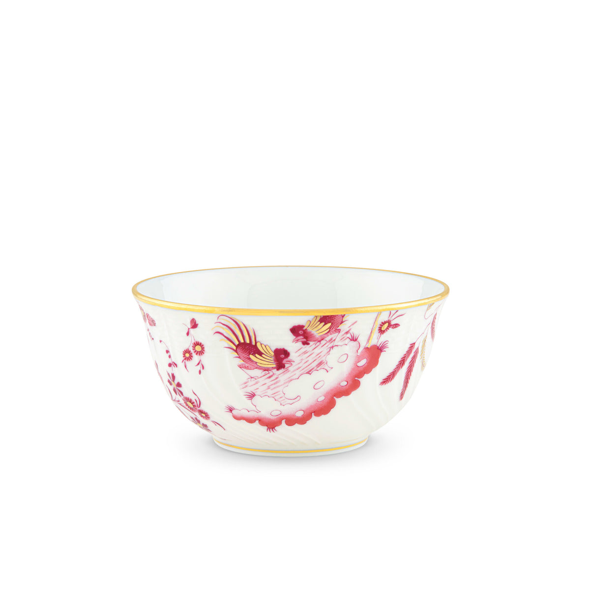Ginori 1735 Oro di Doccia Rice Bowl, Magenta, view 2