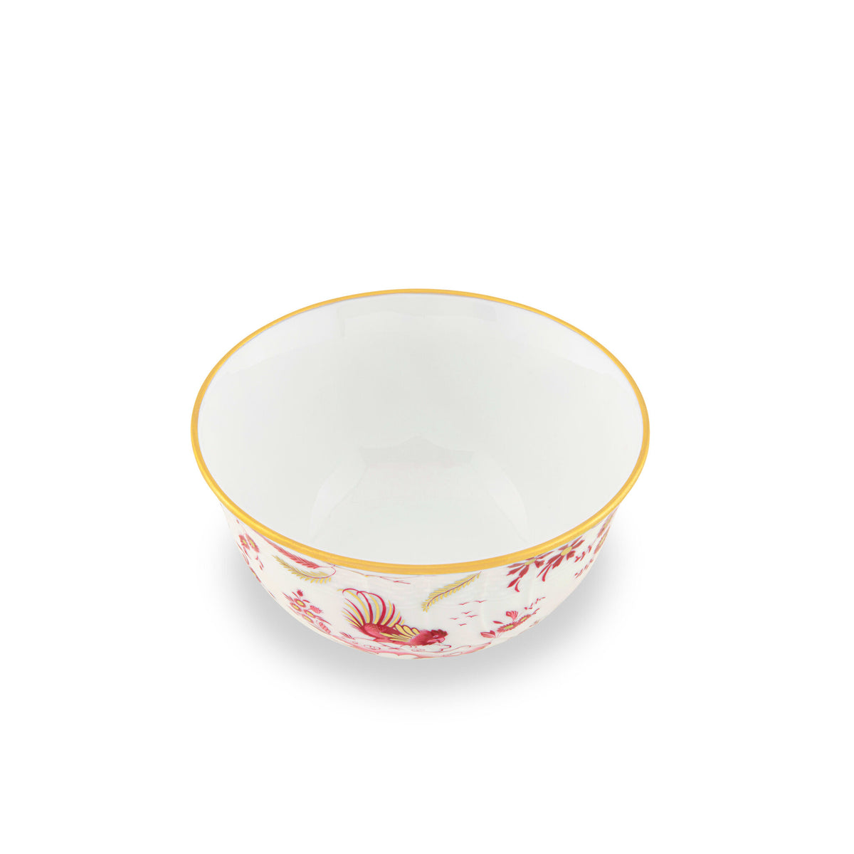 Ginori 1735 Oro di Doccia Rice Bowl, Magenta, view 3