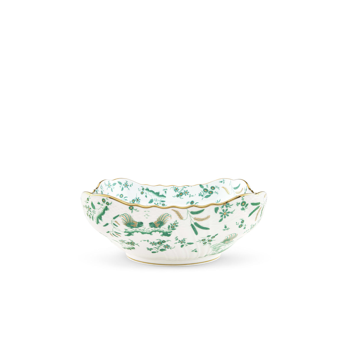 Ginori 1735 Oro di Doccia Salad Bowl, Giada