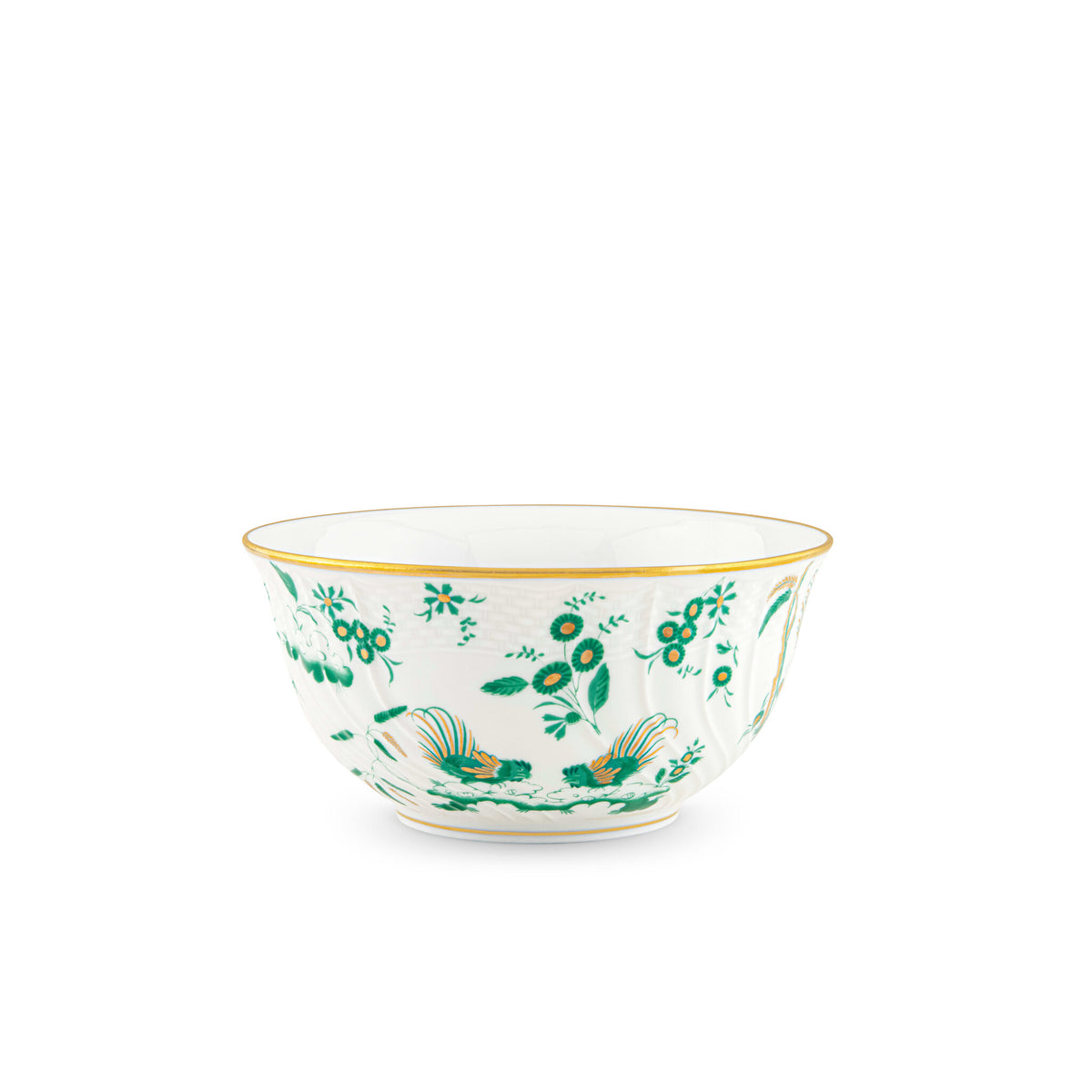 Ginori 1735 Oro di Doccia Soup Bowl, Giada, view 2
