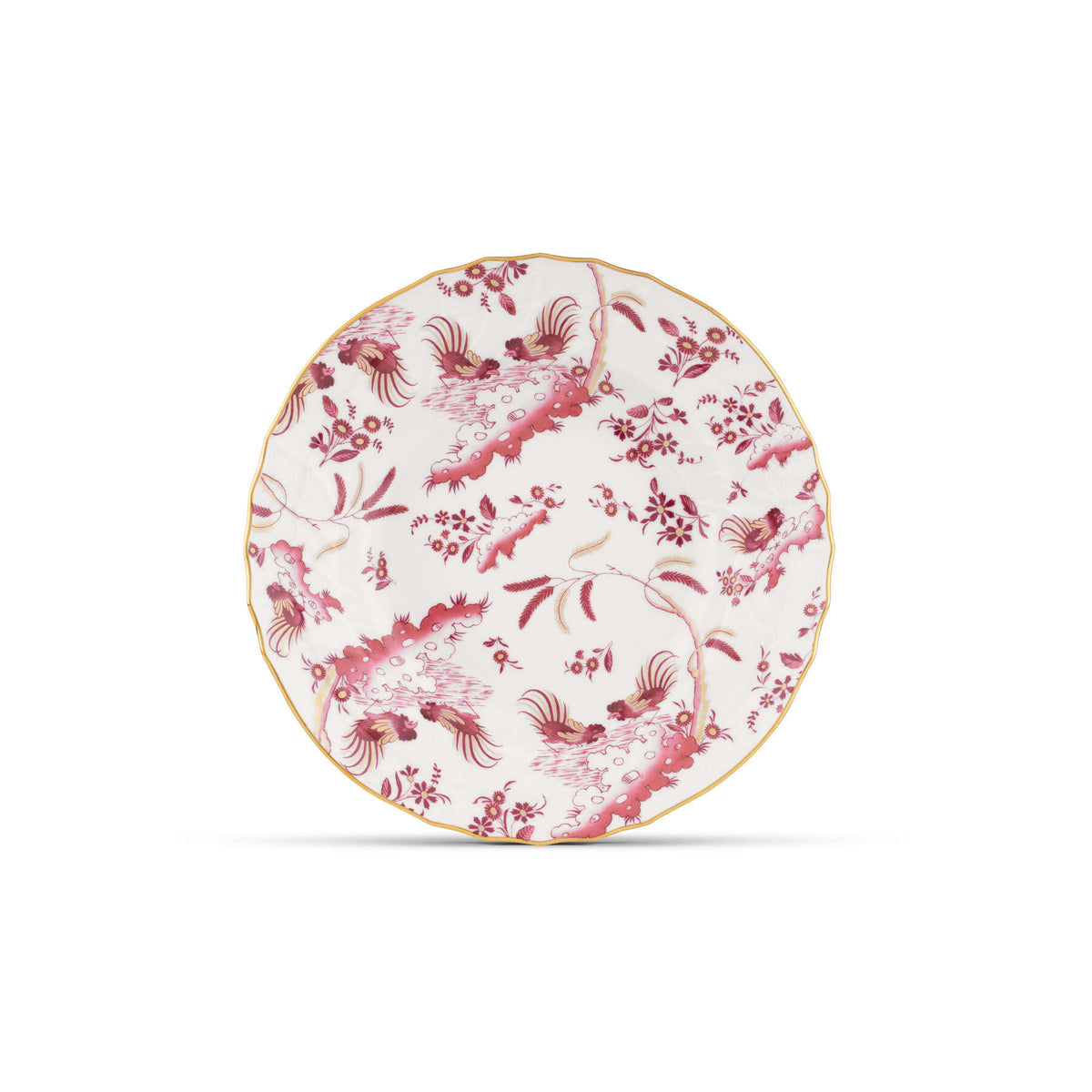 Ginori 1735 Oro di Doccia Soup Plate, Magenta
