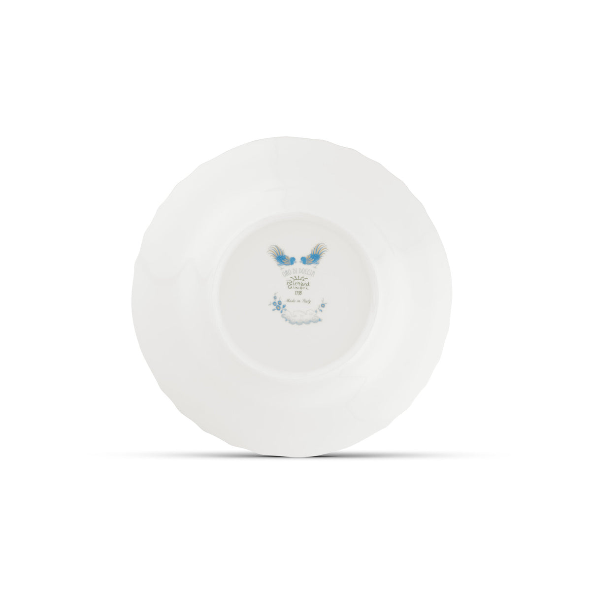 Ginori 1735 Oro di Doccia Soup Plate, Turchese, view 5