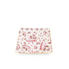 Ginori 1735 Oro di Doccia Square Plate, Magenta, view 2