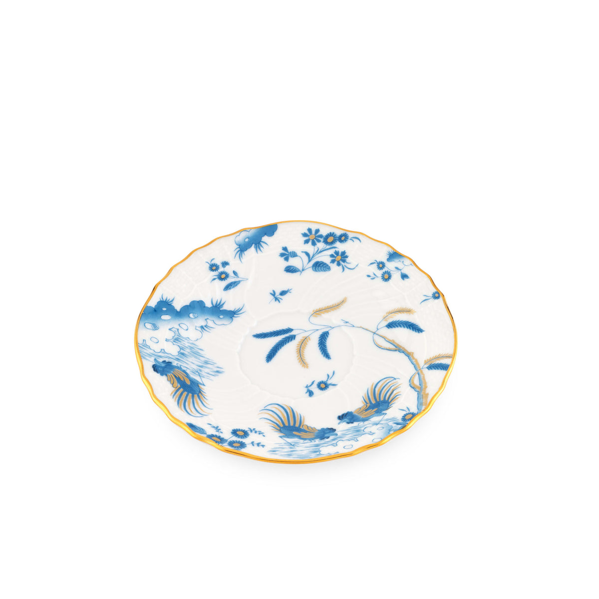 Ginori 1735 Oro di Doccia Tea Saucer, Turchese, view 2