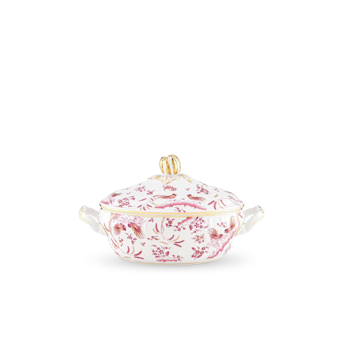 Ginori 1735 Oro di Doccia Tureen, Magenta