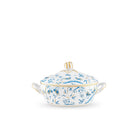 Ginori 1735 Oro di Doccia Tureen, Turchese
