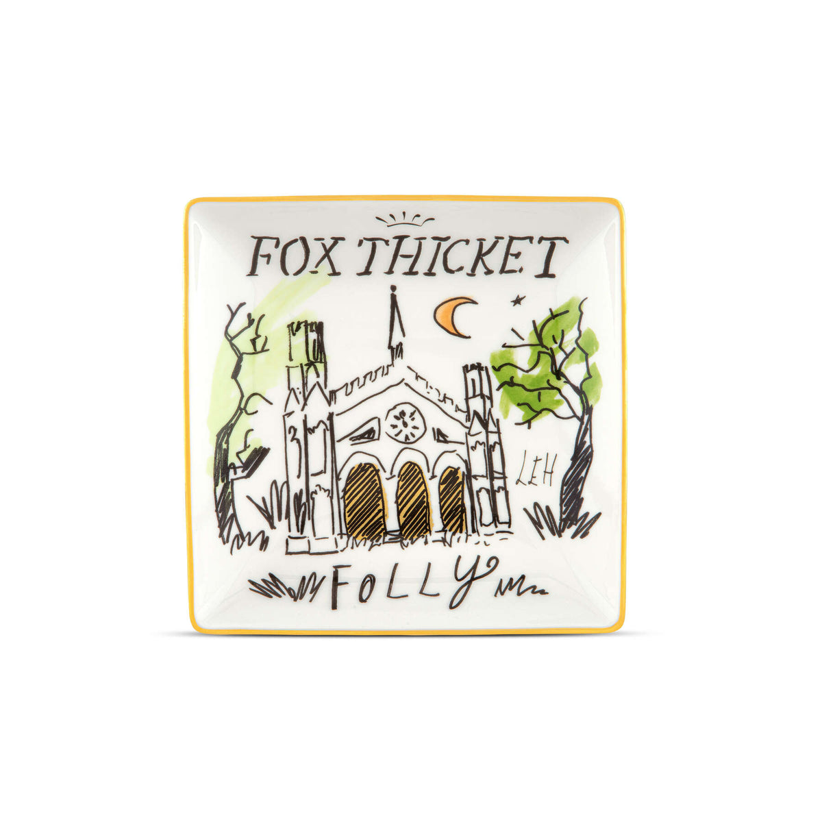 Ginori 1735 Profumi Luchino Change Tray, Fox Thicket Folly