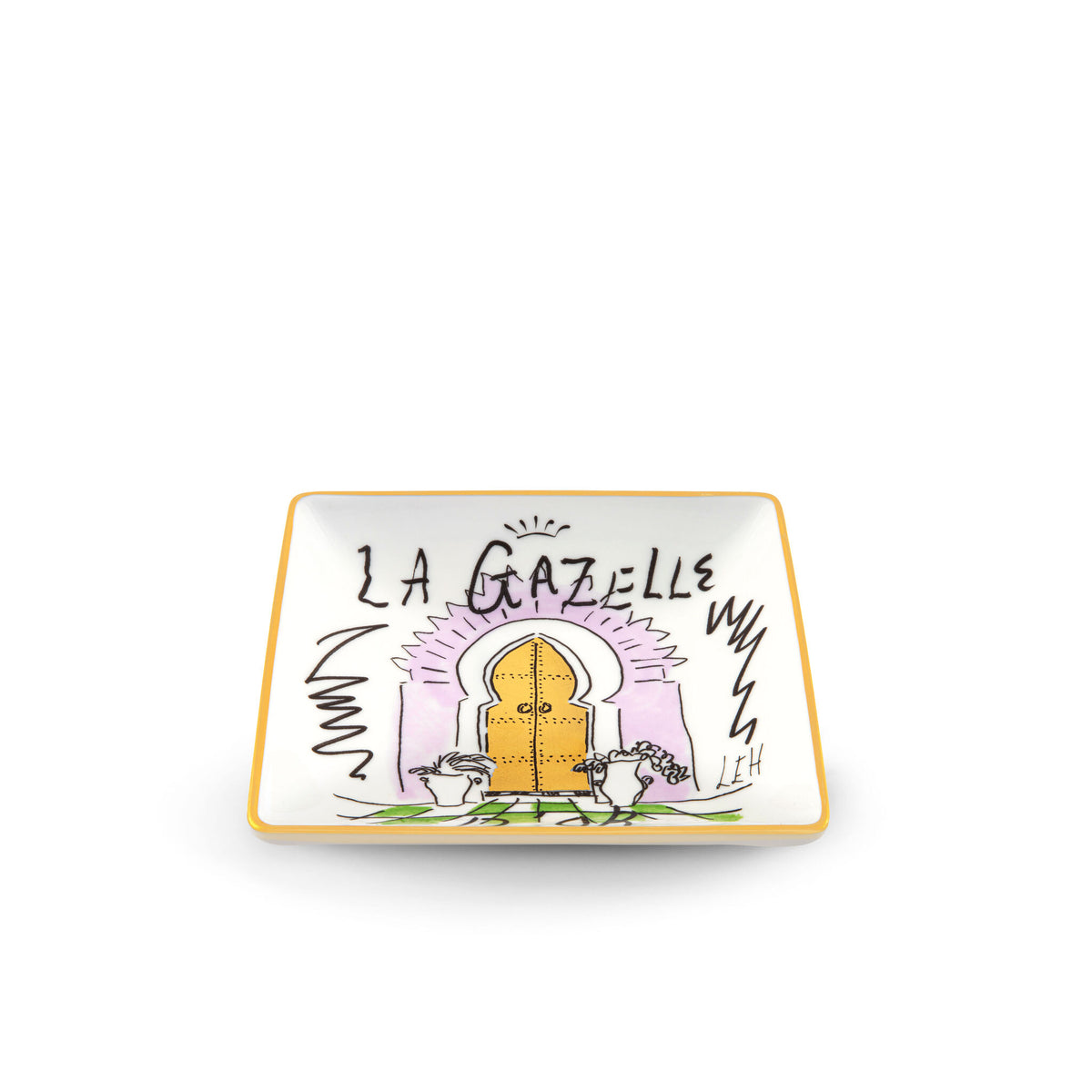 Ginori 1735 Profumi Luchino Change Tray, La Gazelle d'Or, view 2