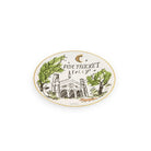 Ginori 1735 Profumi Luchino Decorative Plate, Fox Thicket Folly, view 2