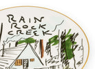 Ginori 1735 Profumi Luchino Decorative Plate, Rain Rock Creek, view 3