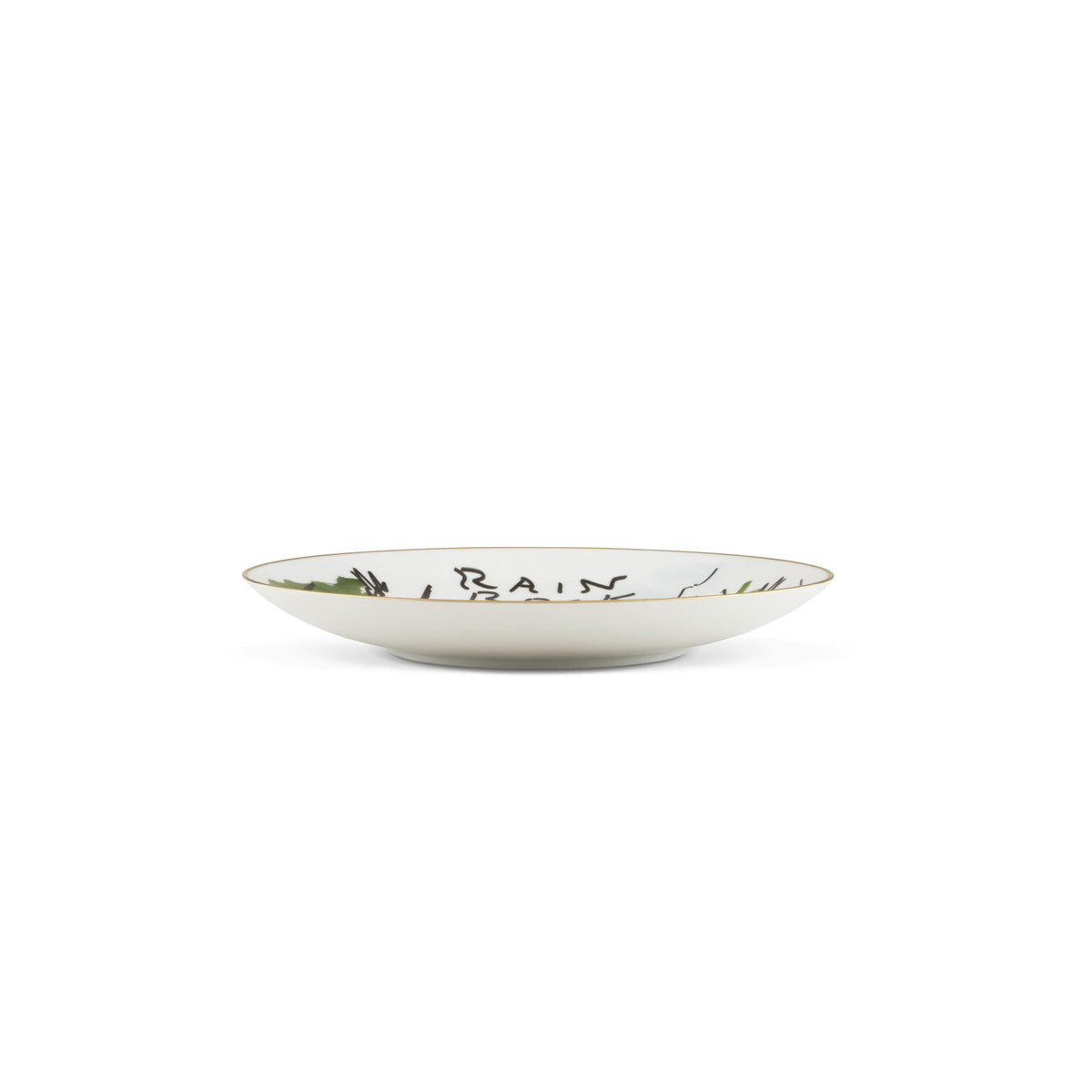 Ginori 1735 Profumi Luchino Decorative Plate, Rain Rock Creek, view 4