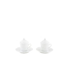 Ginori 1735 Vecchio Ginori Espresso Set for Two, White