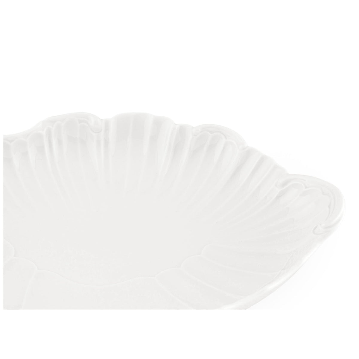 Ginori 1735 Vecchio Ginori Fluted Tray, White, view 3