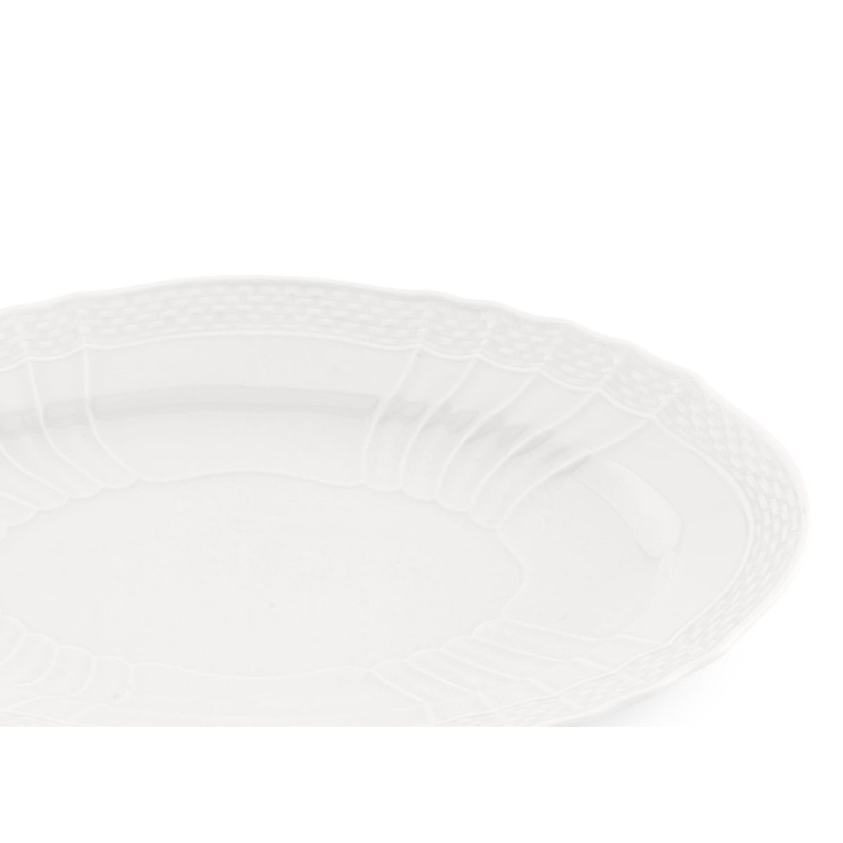 Ginori 1735 Vecchio Ginori Pickle Dish, White, view 3