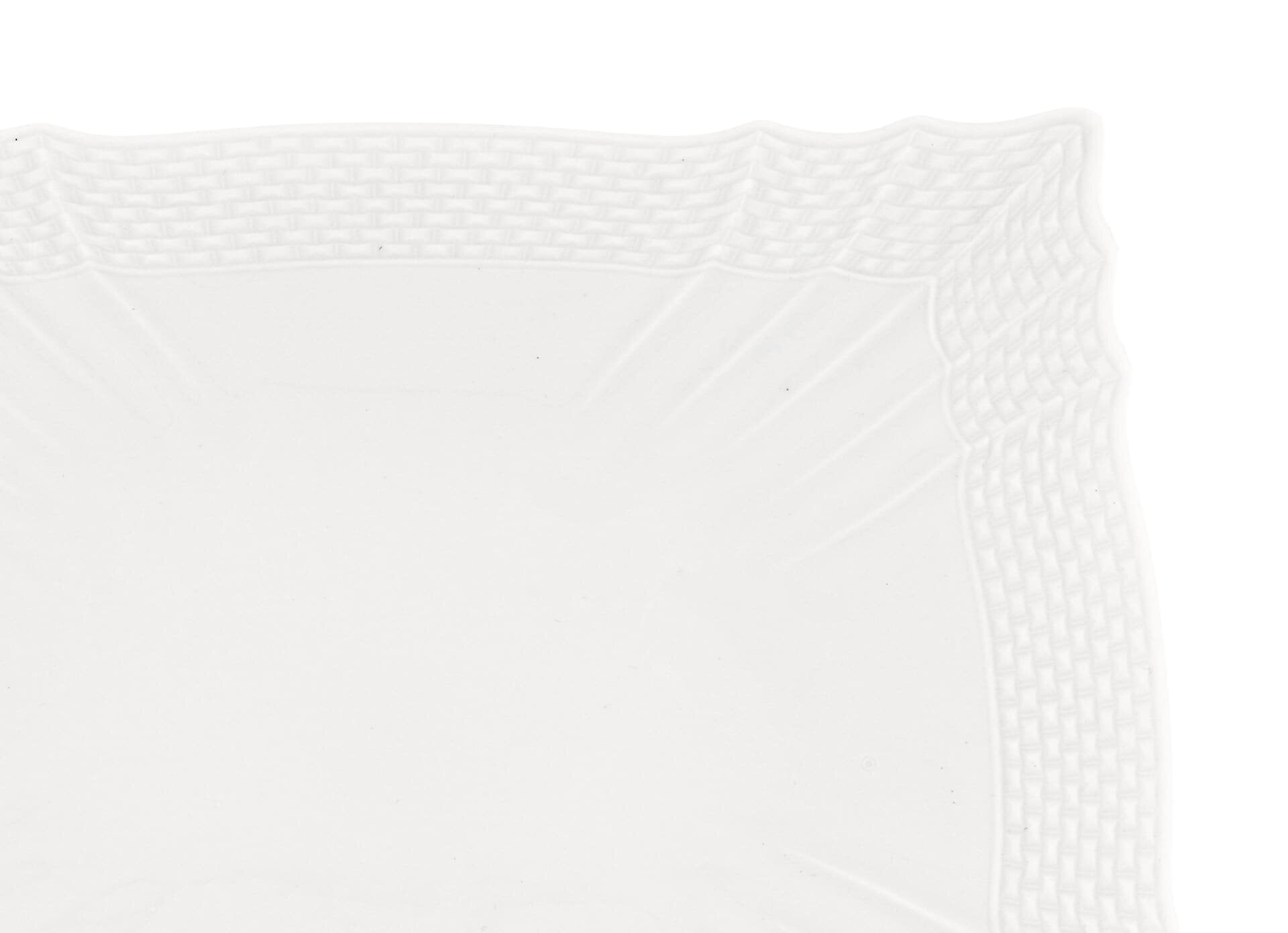 Ginori 1735 Vecchio Ginori Small Square Plate, White, view 2