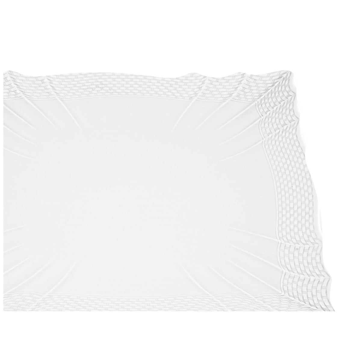 Ginori 1735 Vecchio Ginori Square Charger Plate, White, view 3