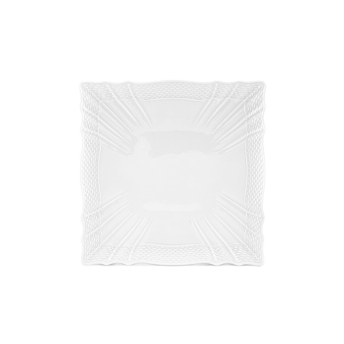 Ginori 1735 Vecchio Ginori Square Flat Plate, White