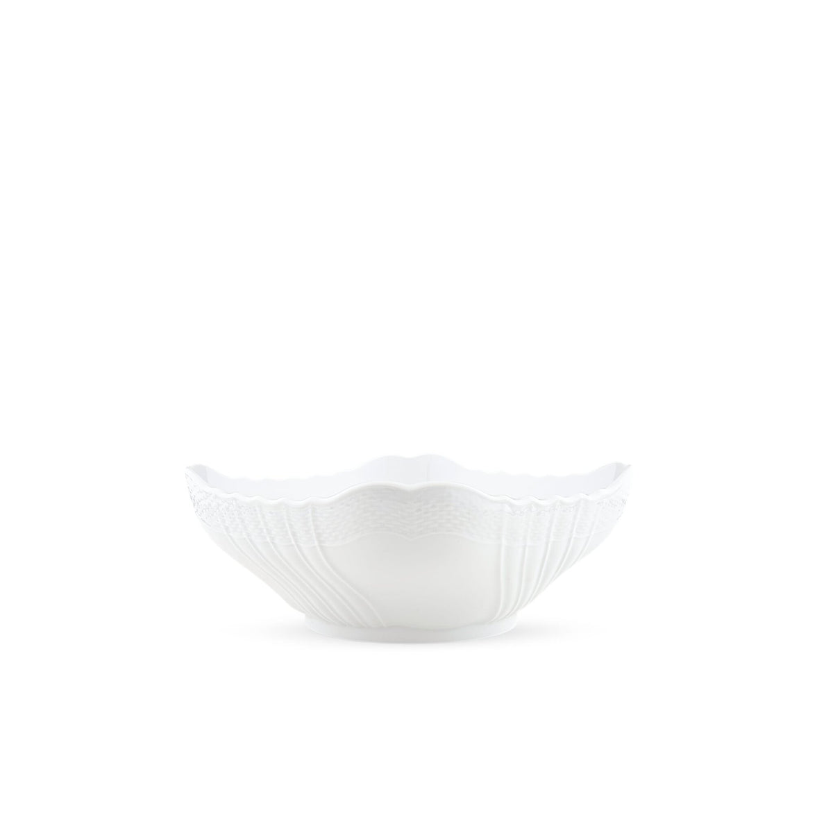 Ginori 1735 Vecchio Ginori Square Salad Bowl, White, view 2