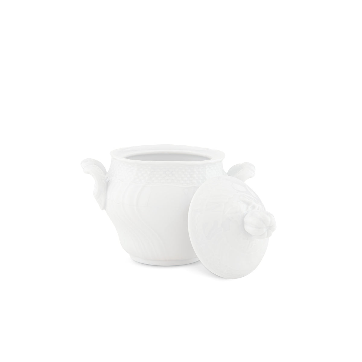 Ginori 1735 Vecchio Ginori Sugar Bowl, White, view 3