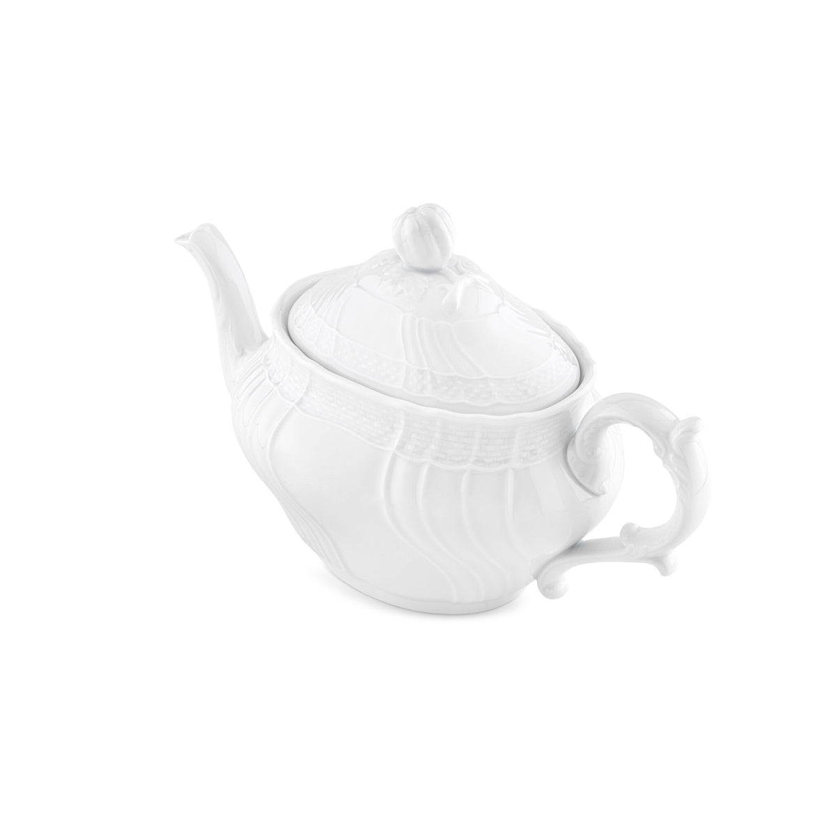 Ginori 1735 Vecchio Ginori Teapot, White, view 2