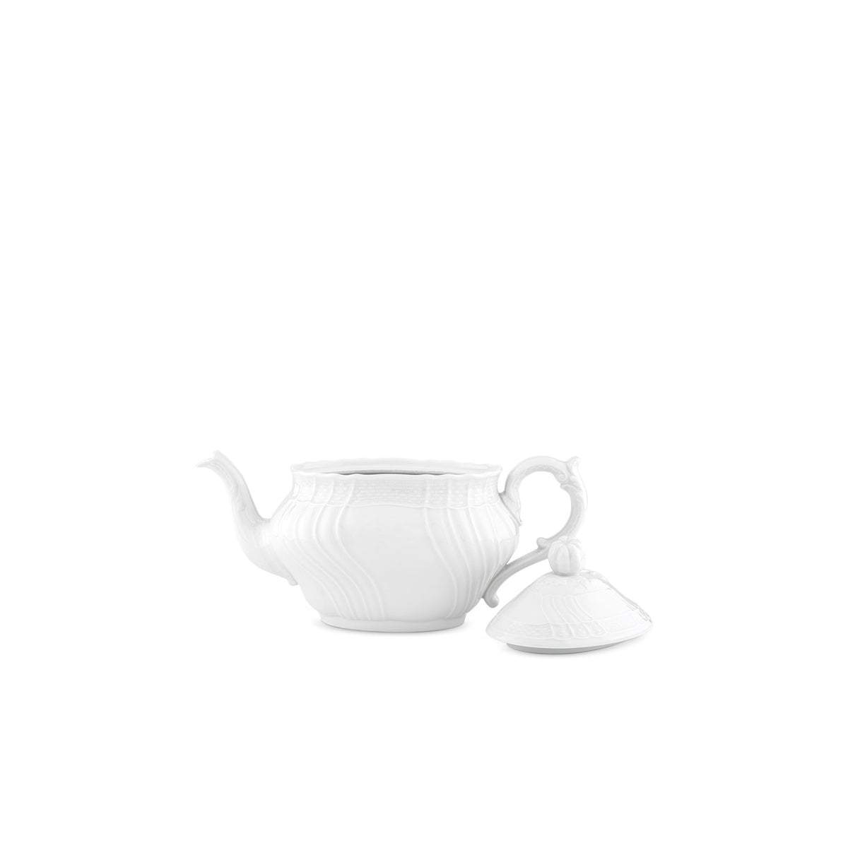 Ginori 1735 Vecchio Ginori Teapot, White, view 3