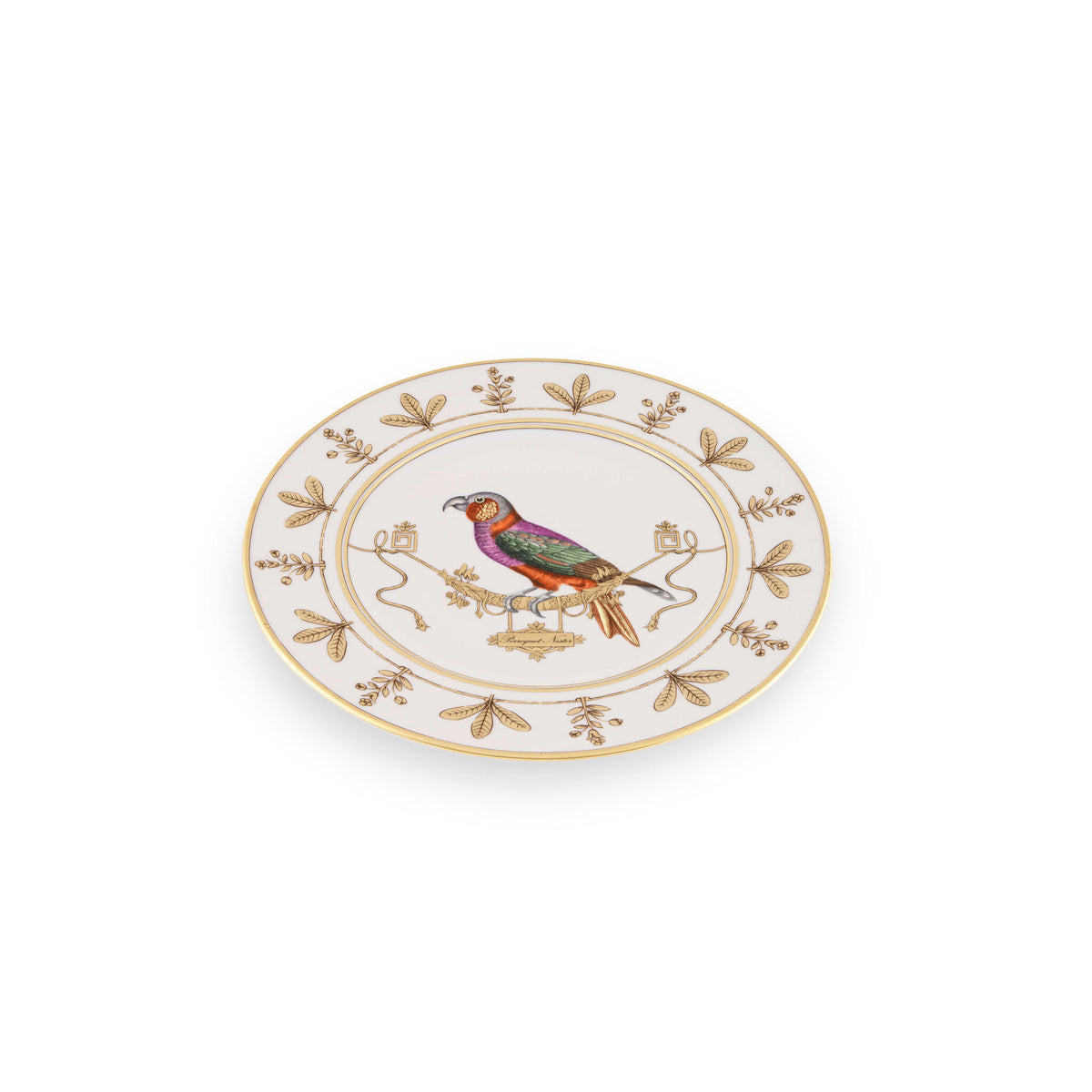Ginori 1735 Voliere Charger Plate, Perroquet Nestor, view 2