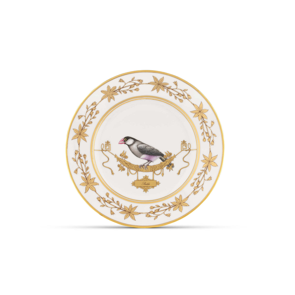 Ginori 1735 Voliere Flat Plate, Padda