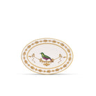 Ginori 1735 Voliere Oval Platter, Merle Vert