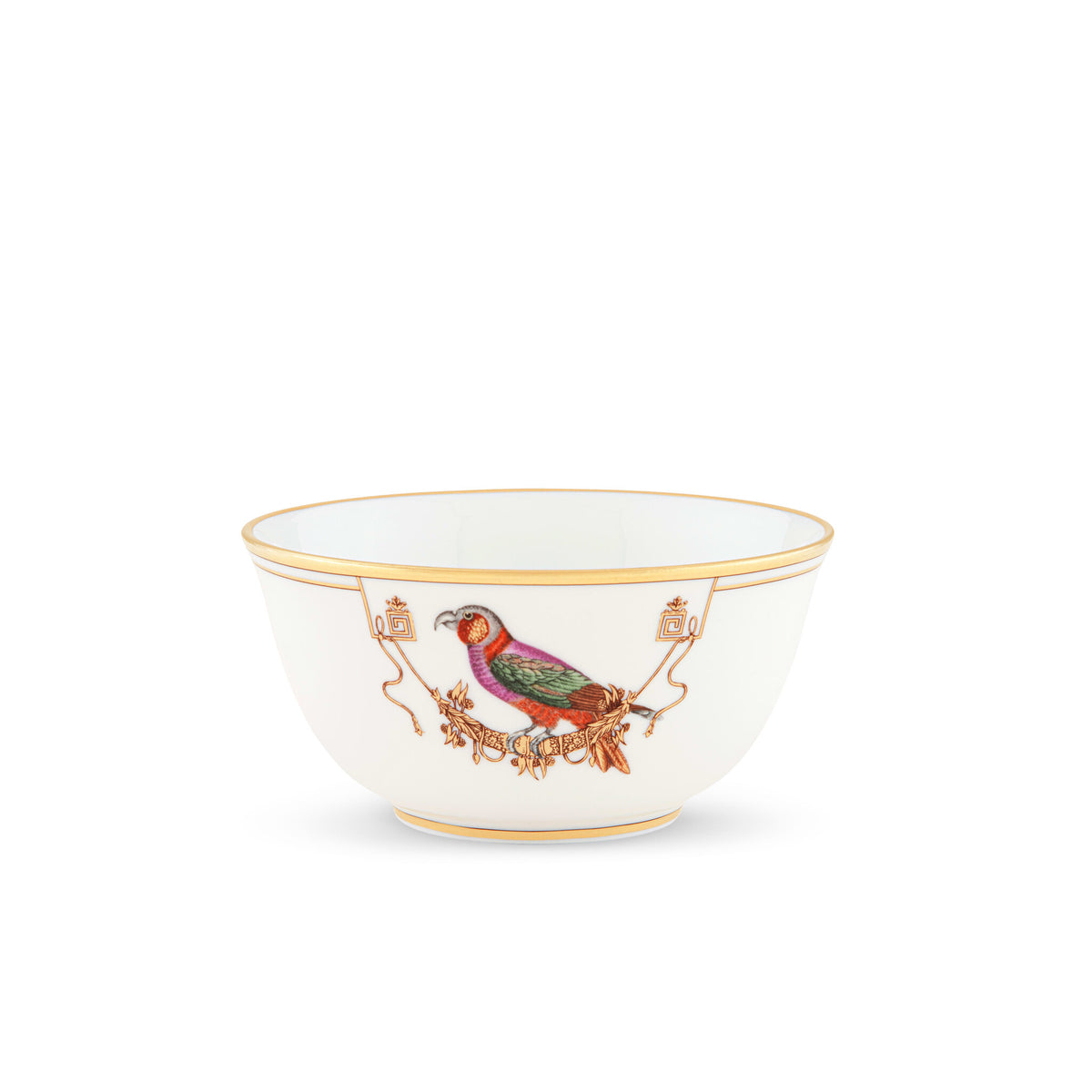 Ginori 1735 Voliere Rice Bowl, Perroquet Nestor